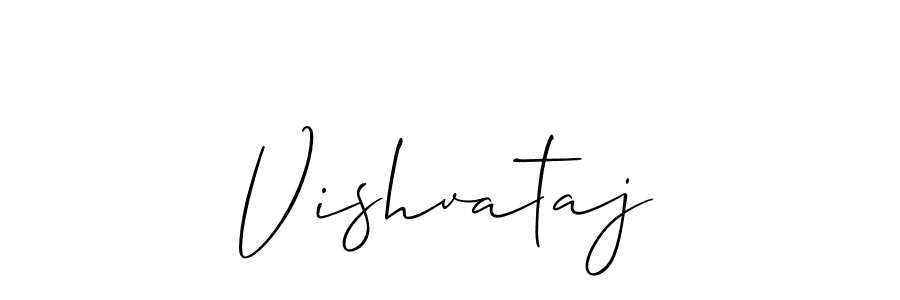 Vishvataj stylish signature style. Best Handwritten Sign (Allison_Script) for my name. Handwritten Signature Collection Ideas for my name Vishvataj. Vishvataj signature style 2 images and pictures png