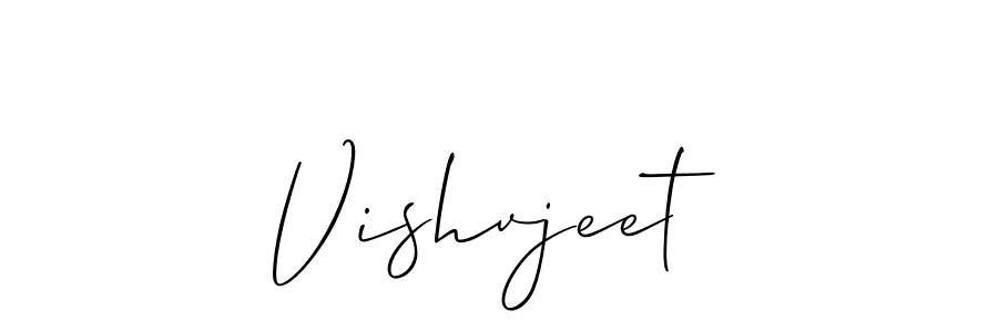 You can use this online signature creator to create a handwritten signature for the name Vishvjeet. This is the best online autograph maker. Vishvjeet signature style 2 images and pictures png