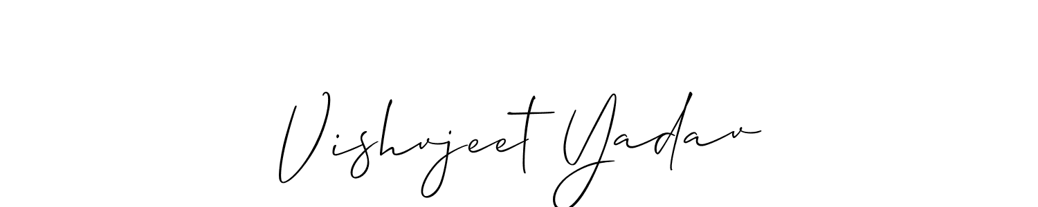 Make a beautiful signature design for name Vishvjeet Yadav. Use this online signature maker to create a handwritten signature for free. Vishvjeet Yadav signature style 2 images and pictures png