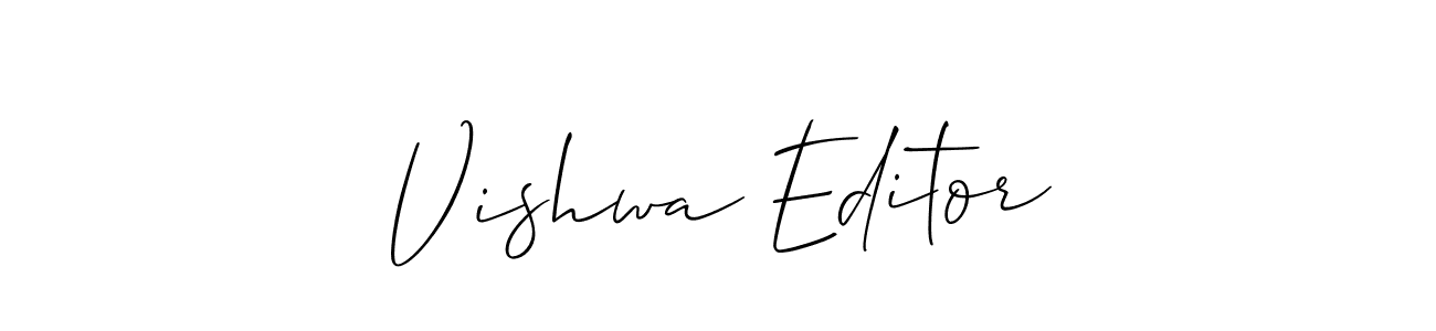 Here are the top 10 professional signature styles for the name Vishwa Editor. These are the best autograph styles you can use for your name. Vishwa Editor signature style 2 images and pictures png