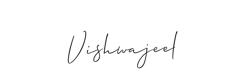 You can use this online signature creator to create a handwritten signature for the name Vishwajeel. This is the best online autograph maker. Vishwajeel signature style 2 images and pictures png