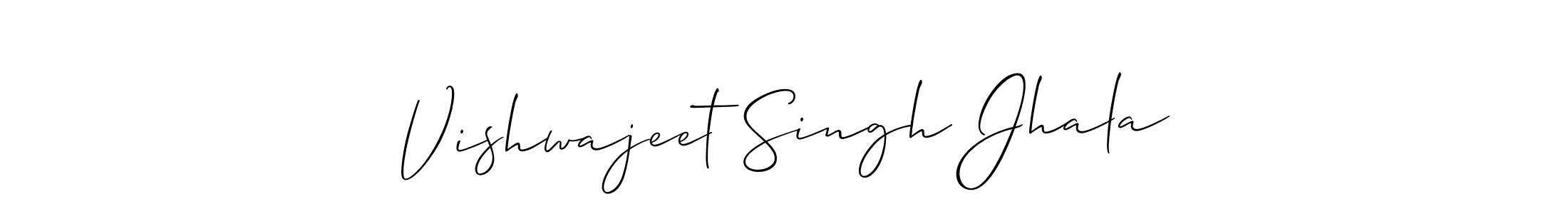 Make a short Vishwajeet Singh Jhala signature style. Manage your documents anywhere anytime using Allison_Script. Create and add eSignatures, submit forms, share and send files easily. Vishwajeet Singh Jhala signature style 2 images and pictures png