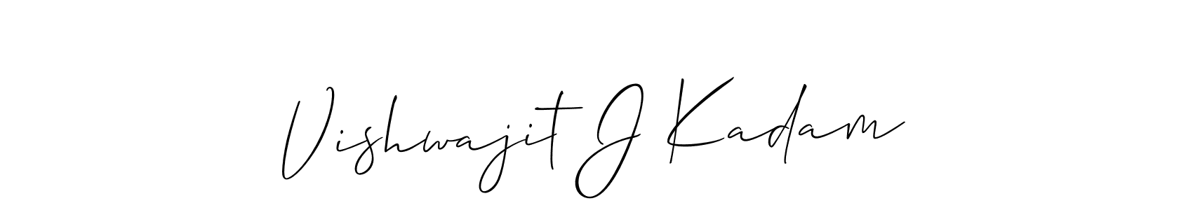 Once you've used our free online signature maker to create your best signature Allison_Script style, it's time to enjoy all of the benefits that Vishwajit J Kadam name signing documents. Vishwajit J Kadam signature style 2 images and pictures png