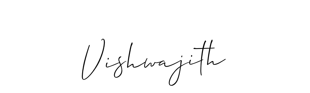 Make a beautiful signature design for name Vishwajith. Use this online signature maker to create a handwritten signature for free. Vishwajith signature style 2 images and pictures png