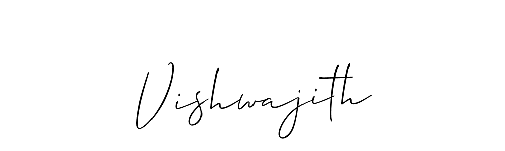 Make a beautiful signature design for name Vishwajith. Use this online signature maker to create a handwritten signature for free. Vishwajith signature style 2 images and pictures png