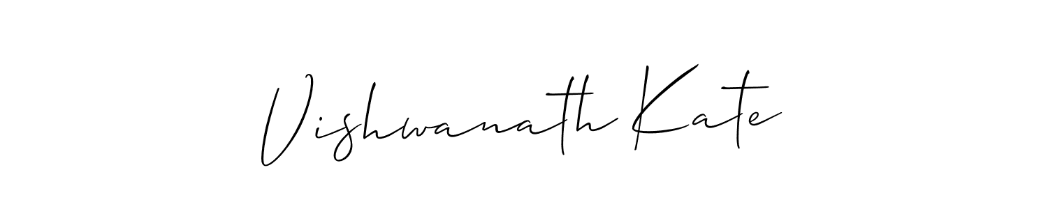 How to Draw Vishwanath Kate signature style? Allison_Script is a latest design signature styles for name Vishwanath Kate. Vishwanath Kate signature style 2 images and pictures png