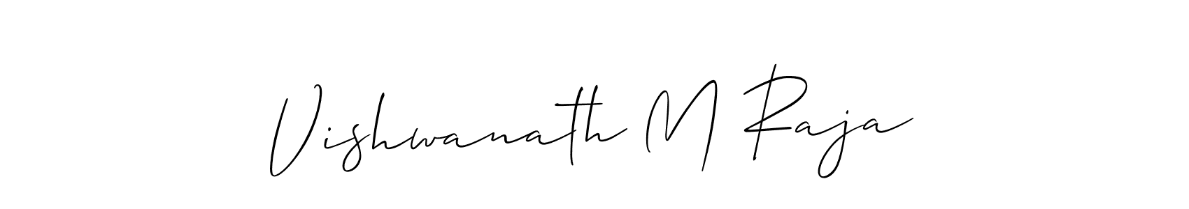 Vishwanath M Raja stylish signature style. Best Handwritten Sign (Allison_Script) for my name. Handwritten Signature Collection Ideas for my name Vishwanath M Raja. Vishwanath M Raja signature style 2 images and pictures png