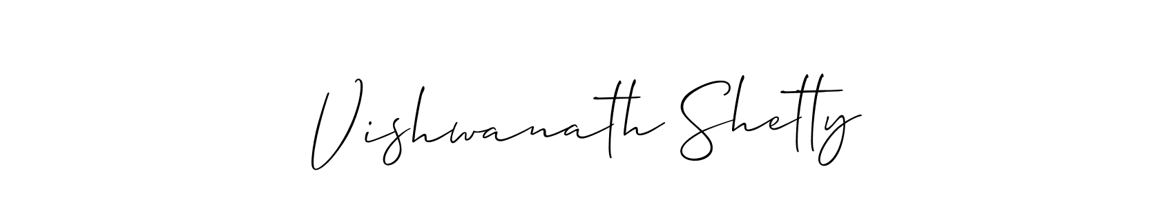 You should practise on your own different ways (Allison_Script) to write your name (Vishwanath Shetty) in signature. don't let someone else do it for you. Vishwanath Shetty signature style 2 images and pictures png