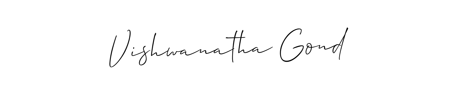 Similarly Allison_Script is the best handwritten signature design. Signature creator online .You can use it as an online autograph creator for name Vishwanatha Gond. Vishwanatha Gond signature style 2 images and pictures png