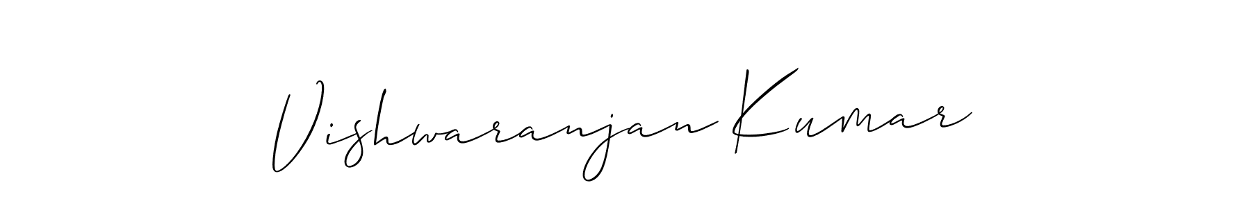 Also You can easily find your signature by using the search form. We will create Vishwaranjan Kumar name handwritten signature images for you free of cost using Allison_Script sign style. Vishwaranjan Kumar signature style 2 images and pictures png