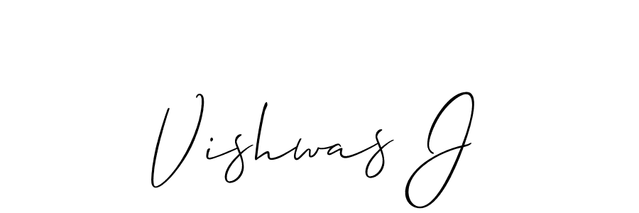 Similarly Allison_Script is the best handwritten signature design. Signature creator online .You can use it as an online autograph creator for name Vishwas J. Vishwas J signature style 2 images and pictures png