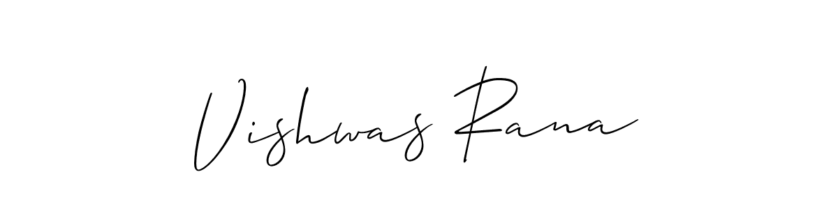 This is the best signature style for the Vishwas Rana name. Also you like these signature font (Allison_Script). Mix name signature. Vishwas Rana signature style 2 images and pictures png