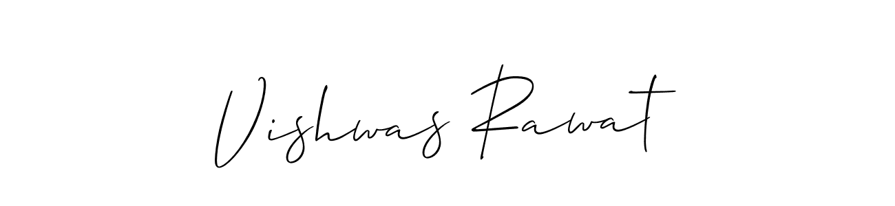 You can use this online signature creator to create a handwritten signature for the name Vishwas Rawat. This is the best online autograph maker. Vishwas Rawat signature style 2 images and pictures png