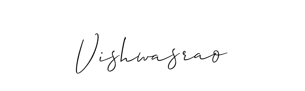 Make a beautiful signature design for name Vishwasrao. Use this online signature maker to create a handwritten signature for free. Vishwasrao signature style 2 images and pictures png