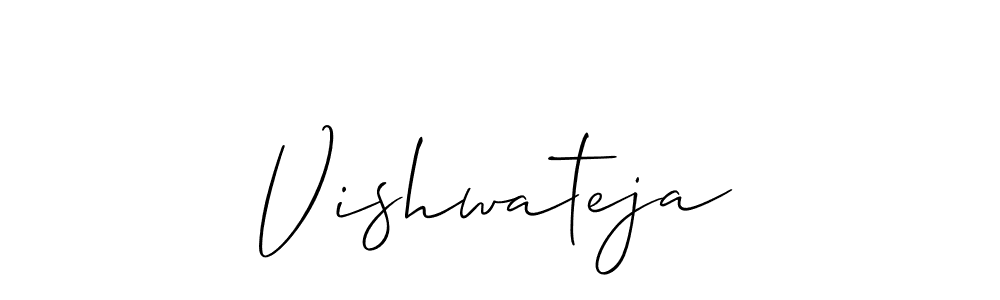 Make a short Vishwateja signature style. Manage your documents anywhere anytime using Allison_Script. Create and add eSignatures, submit forms, share and send files easily. Vishwateja signature style 2 images and pictures png