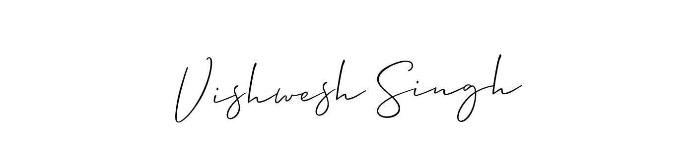 if you are searching for the best signature style for your name Vishwesh Singh. so please give up your signature search. here we have designed multiple signature styles  using Allison_Script. Vishwesh Singh signature style 2 images and pictures png