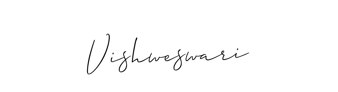 if you are searching for the best signature style for your name Vishweswari. so please give up your signature search. here we have designed multiple signature styles  using Allison_Script. Vishweswari signature style 2 images and pictures png