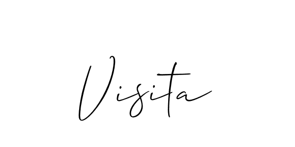 Also You can easily find your signature by using the search form. We will create Visita name handwritten signature images for you free of cost using Allison_Script sign style. Visita signature style 2 images and pictures png