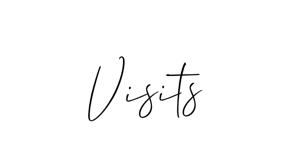 The best way (Allison_Script) to make a short signature is to pick only two or three words in your name. The name Visits include a total of six letters. For converting this name. Visits signature style 2 images and pictures png