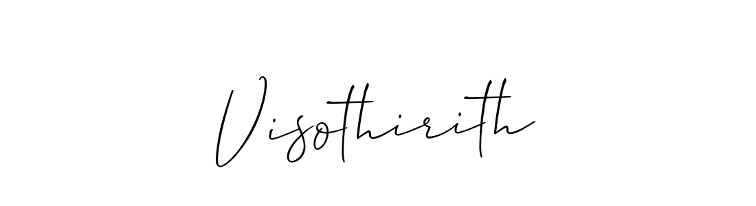 Make a beautiful signature design for name Visothirith. Use this online signature maker to create a handwritten signature for free. Visothirith signature style 2 images and pictures png