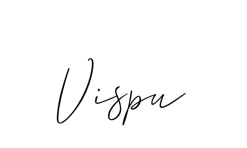 Also we have Vispu name is the best signature style. Create professional handwritten signature collection using Allison_Script autograph style. Vispu signature style 2 images and pictures png