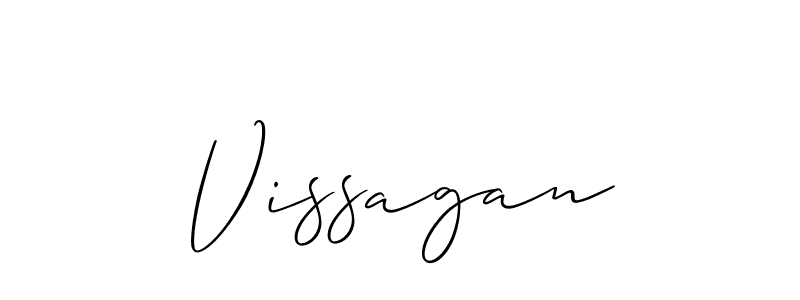 Vissagan stylish signature style. Best Handwritten Sign (Allison_Script) for my name. Handwritten Signature Collection Ideas for my name Vissagan. Vissagan signature style 2 images and pictures png