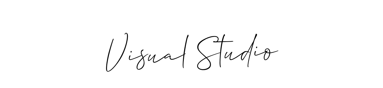 Make a short Visual Studio signature style. Manage your documents anywhere anytime using Allison_Script. Create and add eSignatures, submit forms, share and send files easily. Visual Studio signature style 2 images and pictures png