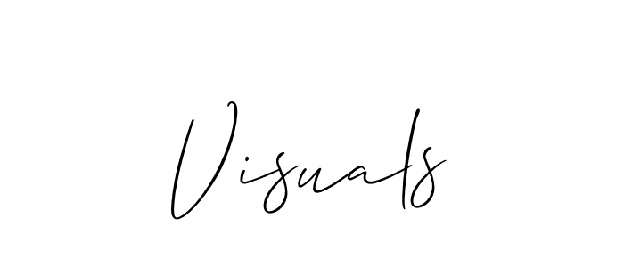 Make a beautiful signature design for name Visuals. Use this online signature maker to create a handwritten signature for free. Visuals signature style 2 images and pictures png