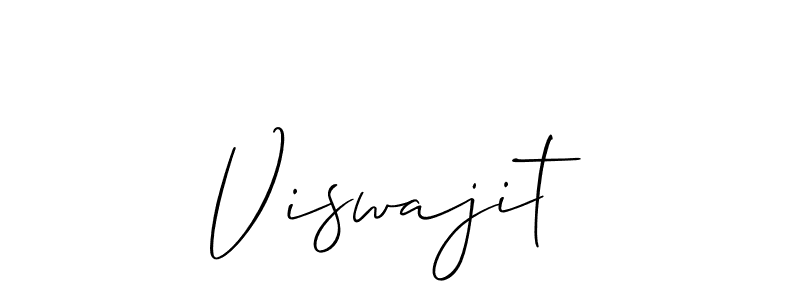 Design your own signature with our free online signature maker. With this signature software, you can create a handwritten (Allison_Script) signature for name Viswajit. Viswajit signature style 2 images and pictures png