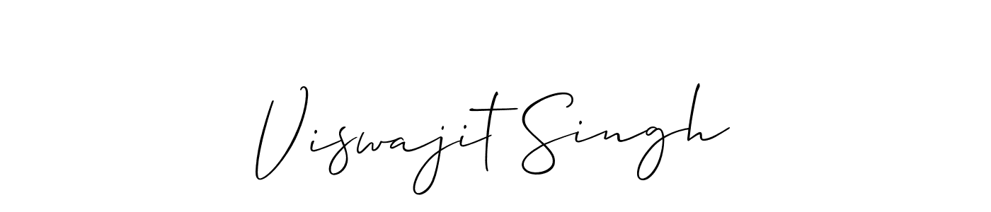 if you are searching for the best signature style for your name Viswajit Singh. so please give up your signature search. here we have designed multiple signature styles  using Allison_Script. Viswajit Singh signature style 2 images and pictures png