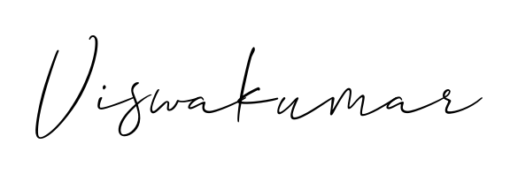 A classic penmanship look for Viswakumar. The Allison_Script font brings timeless elegance and confidence to every signed document. Viswakumar signature style 2 images and pictures png