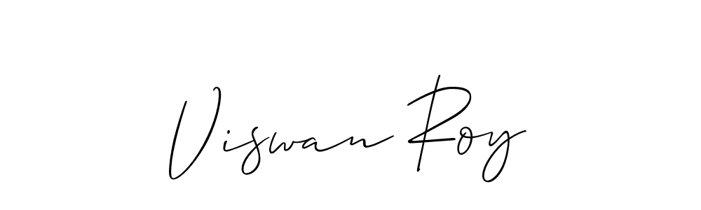 Also we have Viswan Roy name is the best signature style. Create professional handwritten signature collection using Allison_Script autograph style. Viswan Roy signature style 2 images and pictures png