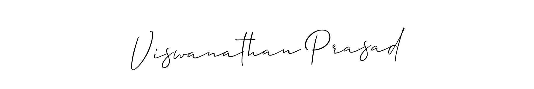 Create a beautiful signature design for name Viswanathan Prasad. With this signature (Allison_Script) fonts, you can make a handwritten signature for free. Viswanathan Prasad signature style 2 images and pictures png
