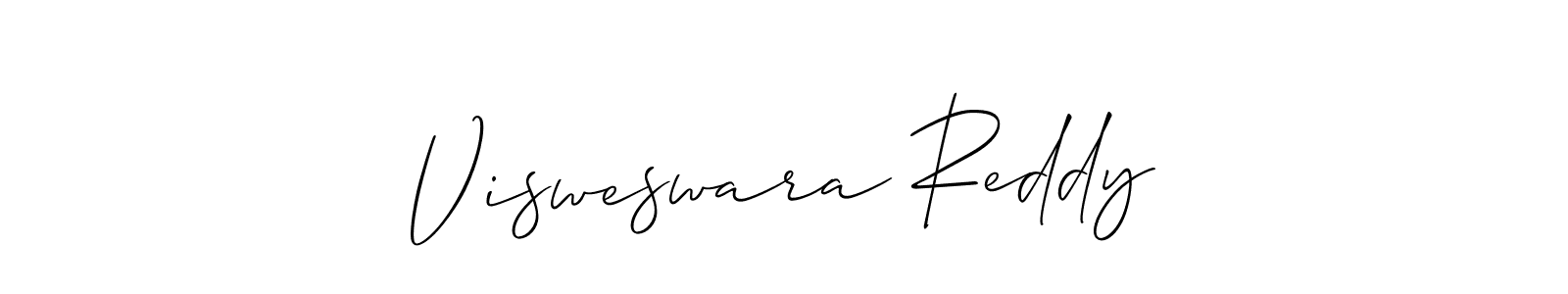 Also we have Visweswara Reddy name is the best signature style. Create professional handwritten signature collection using Allison_Script autograph style. Visweswara Reddy signature style 2 images and pictures png