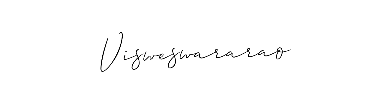 Visweswararao stylish signature style. Best Handwritten Sign (Allison_Script) for my name. Handwritten Signature Collection Ideas for my name Visweswararao. Visweswararao signature style 2 images and pictures png