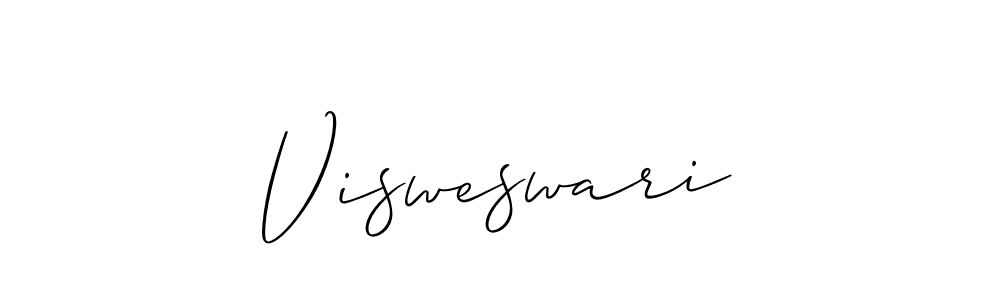 How to Draw Visweswari signature style? Allison_Script is a latest design signature styles for name Visweswari. Visweswari signature style 2 images and pictures png