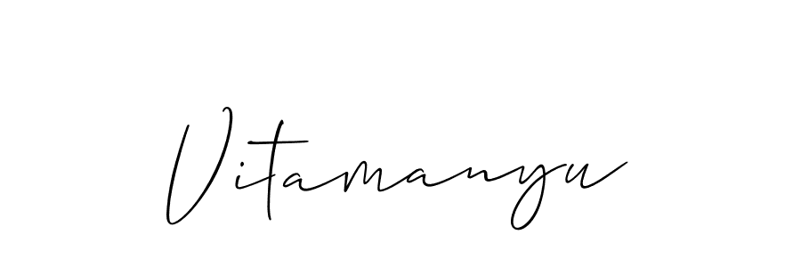 This is the best signature style for the Vitamanyu name. Also you like these signature font (Allison_Script). Mix name signature. Vitamanyu signature style 2 images and pictures png