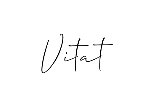 Make a beautiful signature design for name Vitat. Use this online signature maker to create a handwritten signature for free. Vitat signature style 2 images and pictures png
