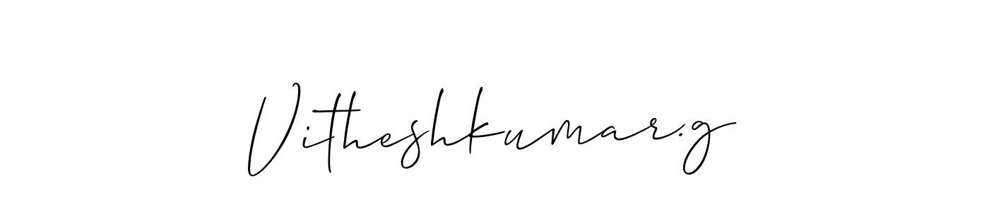 Here are the top 10 professional signature styles for the name Vitheshkumar.g. These are the best autograph styles you can use for your name. Vitheshkumar.g signature style 2 images and pictures png