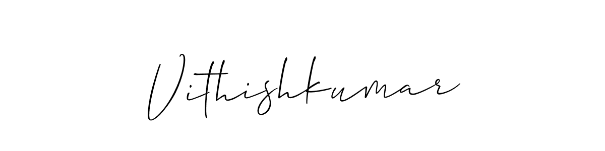 You can use this online signature creator to create a handwritten signature for the name Vithishkumar. This is the best online autograph maker. Vithishkumar signature style 2 images and pictures png
