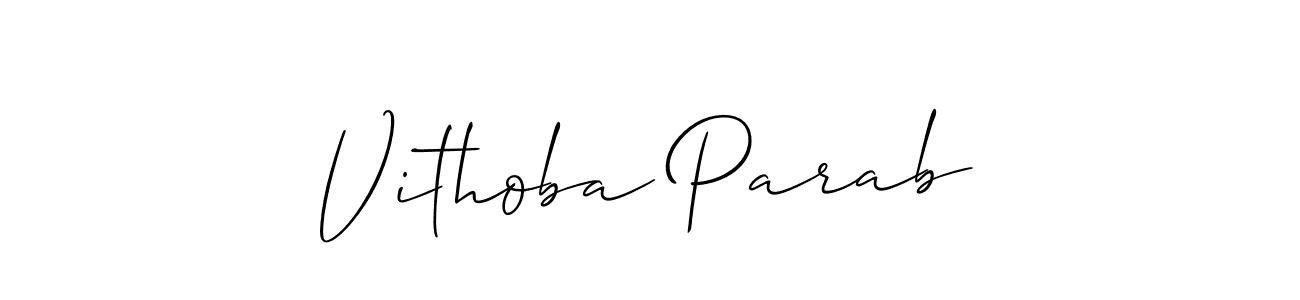 Check out images of Autograph of Vithoba Parab name. Actor Vithoba Parab Signature Style. Allison_Script is a professional sign style online. Vithoba Parab signature style 2 images and pictures png