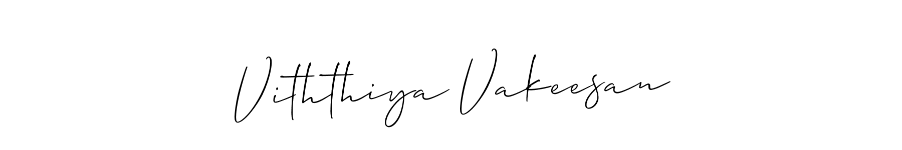 Make a beautiful signature design for name Viththiya Vakeesan. Use this online signature maker to create a handwritten signature for free. Viththiya Vakeesan signature style 2 images and pictures png