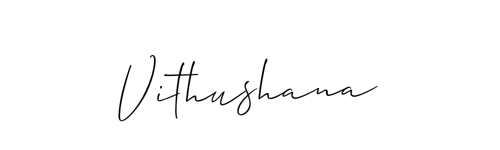 It looks lik you need a new signature style for name Vithushana. Design unique handwritten (Allison_Script) signature with our free signature maker in just a few clicks. Vithushana signature style 2 images and pictures png