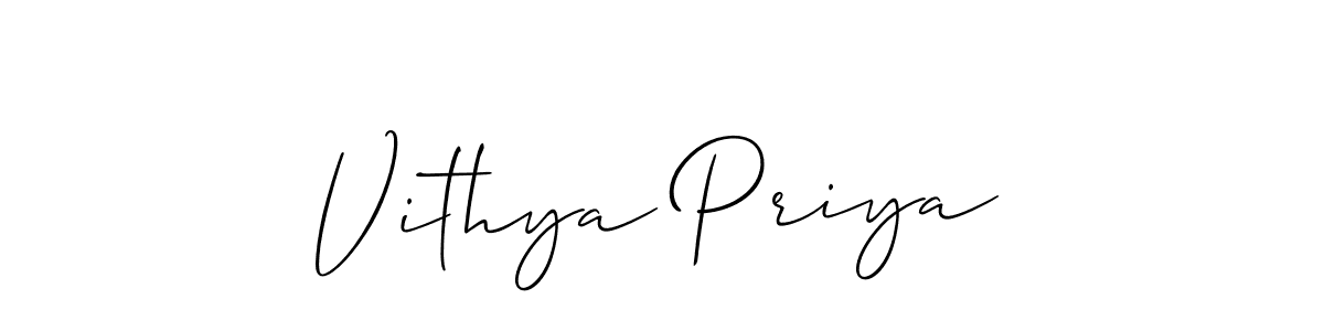 How to Draw Vithya Priya signature style? Allison_Script is a latest design signature styles for name Vithya Priya. Vithya Priya signature style 2 images and pictures png