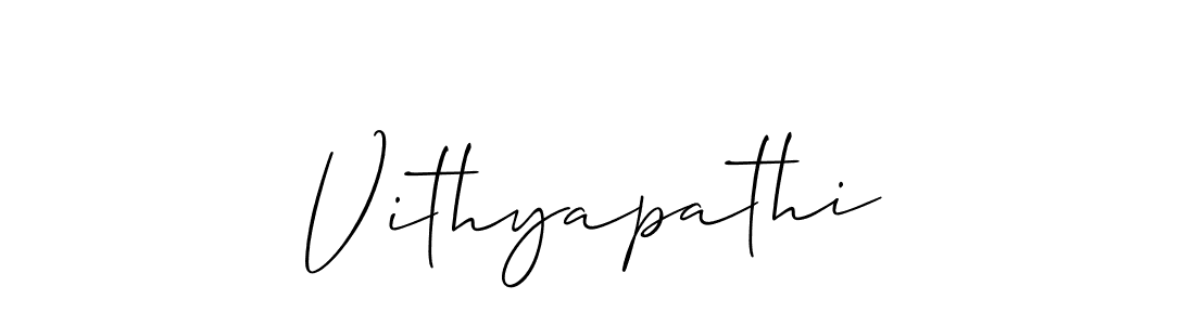 Also You can easily find your signature by using the search form. We will create Vithyapathi name handwritten signature images for you free of cost using Allison_Script sign style. Vithyapathi signature style 2 images and pictures png