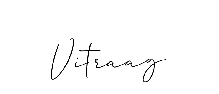 You should practise on your own different ways (Allison_Script) to write your name (Vitraag) in signature. don't let someone else do it for you. Vitraag signature style 2 images and pictures png