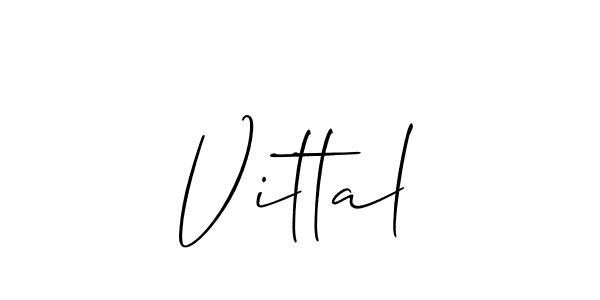 Also You can easily find your signature by using the search form. We will create Vittal name handwritten signature images for you free of cost using Allison_Script sign style. Vittal signature style 2 images and pictures png