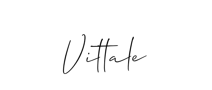 Allison_Script is a professional signature style that is perfect for those who want to add a touch of class to their signature. It is also a great choice for those who want to make their signature more unique. Get Vittale name to fancy signature for free. Vittale signature style 2 images and pictures png