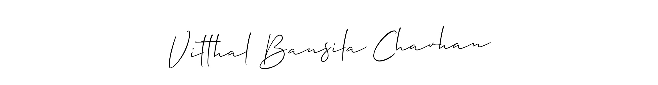 Here are the top 10 professional signature styles for the name Vitthal Bansila Chavhan. These are the best autograph styles you can use for your name. Vitthal Bansila Chavhan signature style 2 images and pictures png