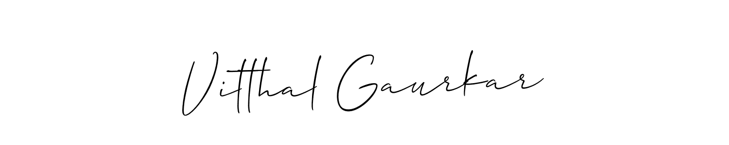 Also we have Vitthal Gaurkar name is the best signature style. Create professional handwritten signature collection using Allison_Script autograph style. Vitthal Gaurkar signature style 2 images and pictures png